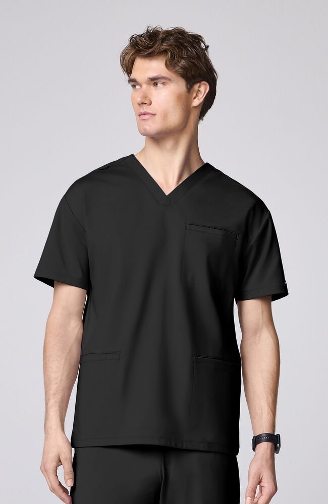 Scrubs caballeros negro perfecta para lucir con estilo sin pretensiones.